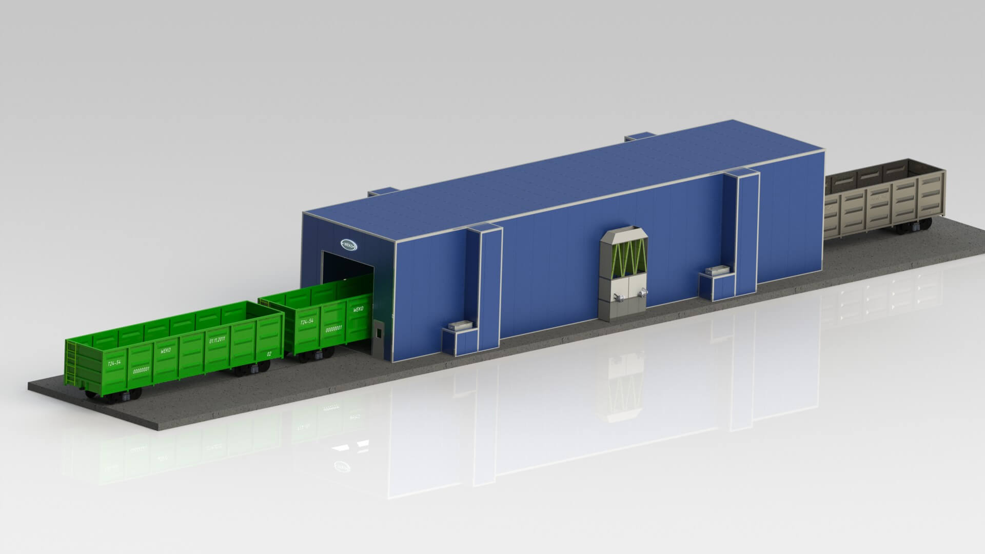 Окрасочно-сушильная камера для Центрального ДЕПО Тбилиси