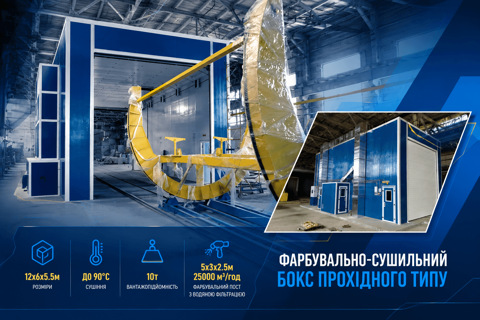 бокс для фарбування бокс для фарбування