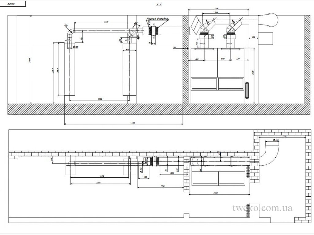 Покрасочный пост с вытяжными зондами для LTL Group