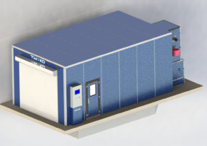 Energy-efficient spray booth for a government customer_2