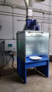 Вытяжной шкаф с водяной завесой для агропредприятия из г. Запорожье