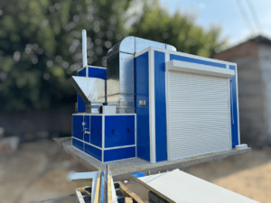 Фарбувально-сушильна камера для автомобільної техніки оборонного виробництва