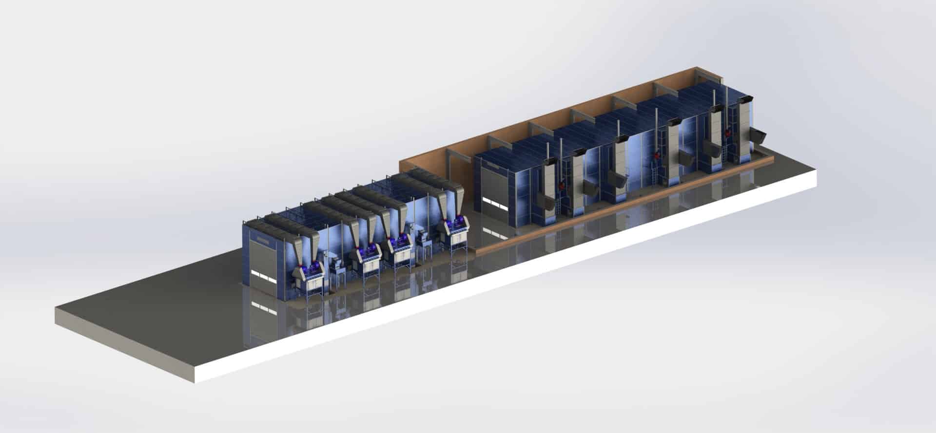 Комплекс очистки и покраски для грузовых вагонов — ЧАО «Днепровагонмаш»