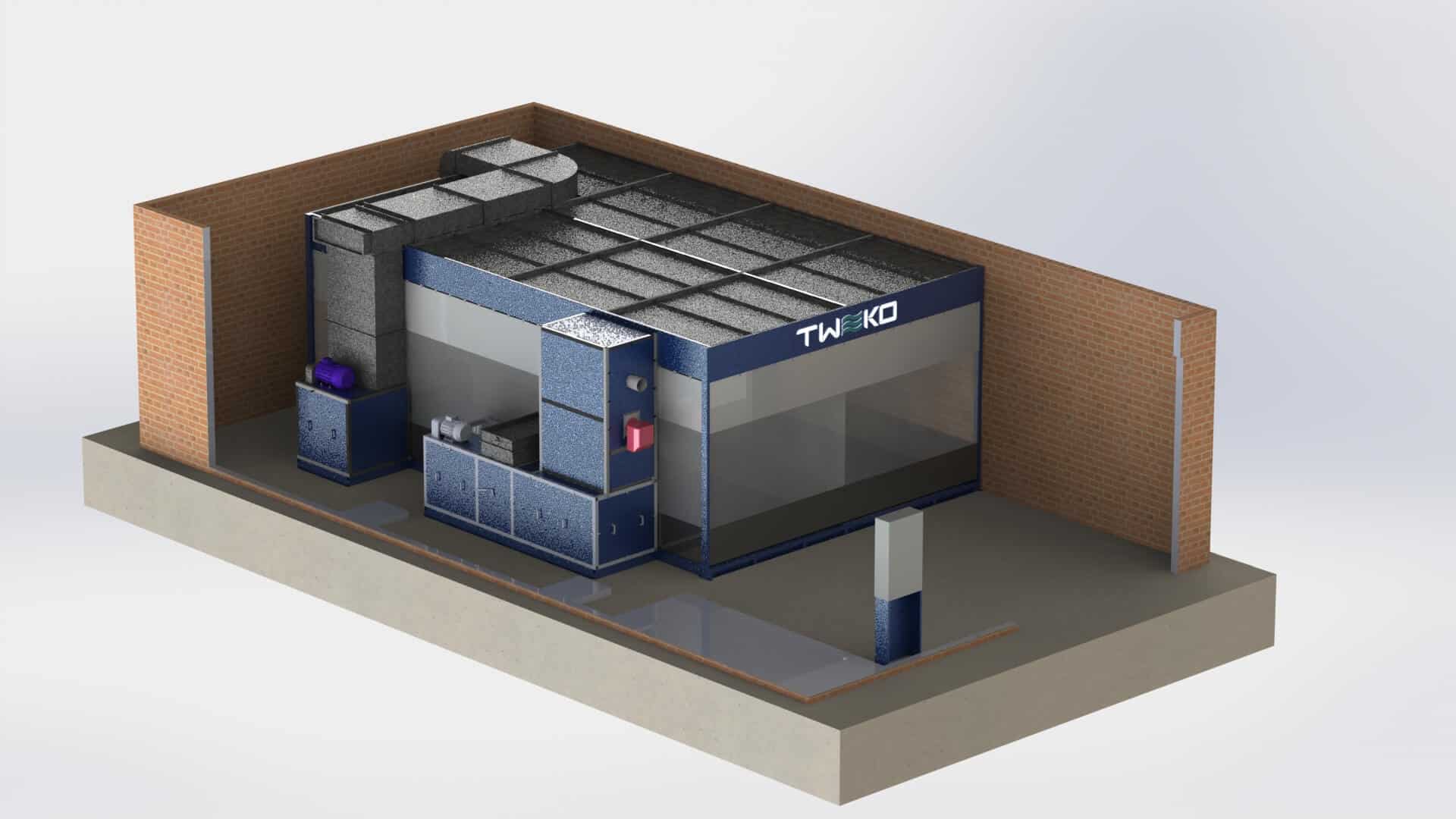 Комбинированный окрасочный комплекс для колористического центра ООО «Автофарба-Украина»