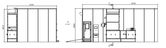 Індивідуальна конфігурація фарбувальної камери для автосервісу в Іспанії