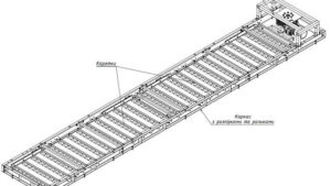 Модуль шкребкового транспортера