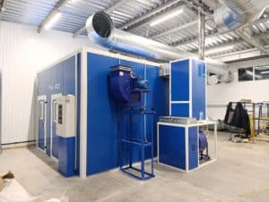 Покрасочно-сушильный комплекс для производителя вентиляционного оборудования