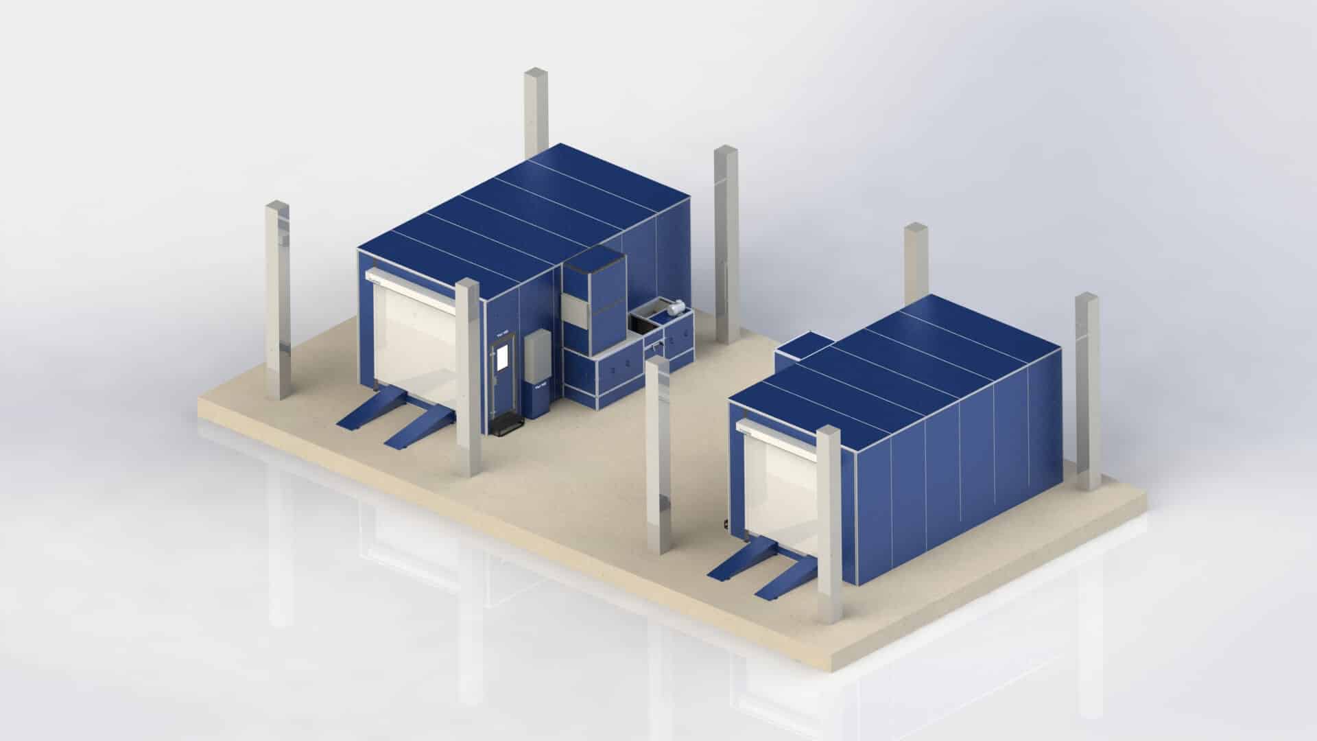 Фарбувально-сушильний комплекс для приладобудівного підприємства